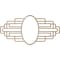 Ekena Millwork Elizabeth Wood Fretwork Pierced Ceiling Medallion, Red Oak, 36"W x 18"H x 9 7/8"IW x 17"IH x 3/8"T CMWP36X18X0375EBRO - alternate 4